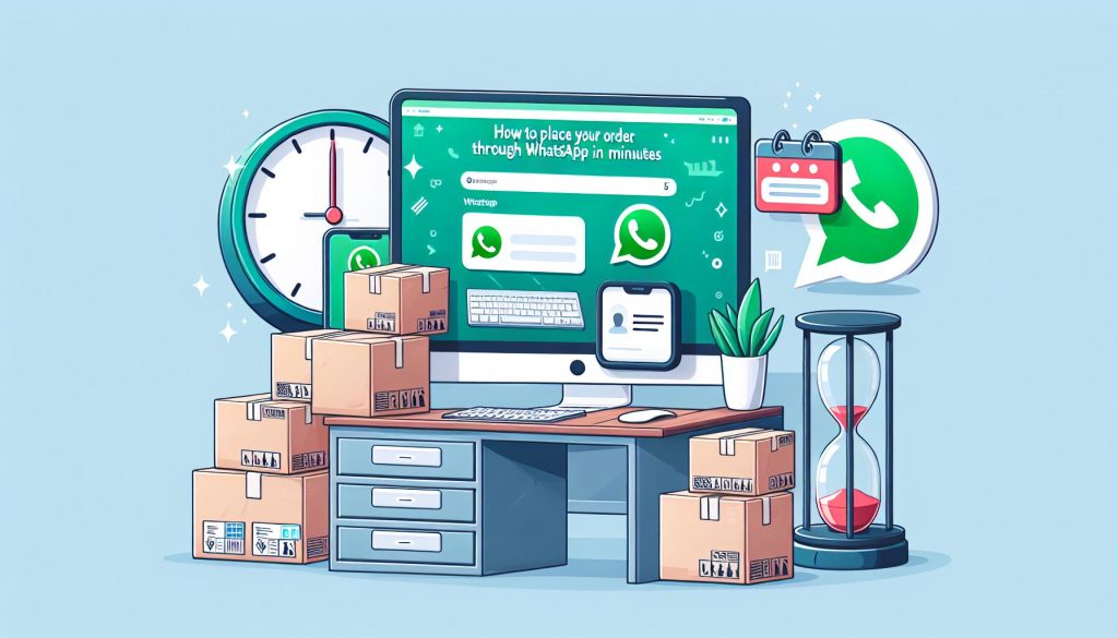 Как оформить заказ через WhatsApp за 5 минут