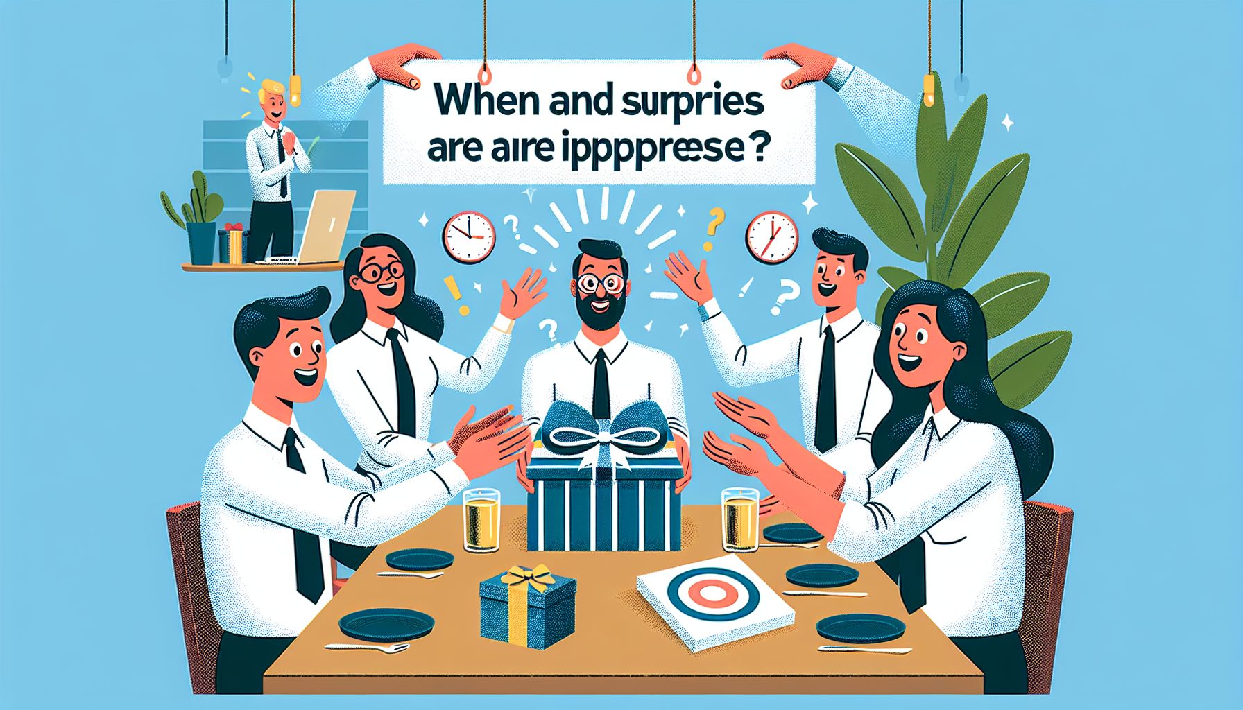Когда и по какому поводу сюрпризы уместны