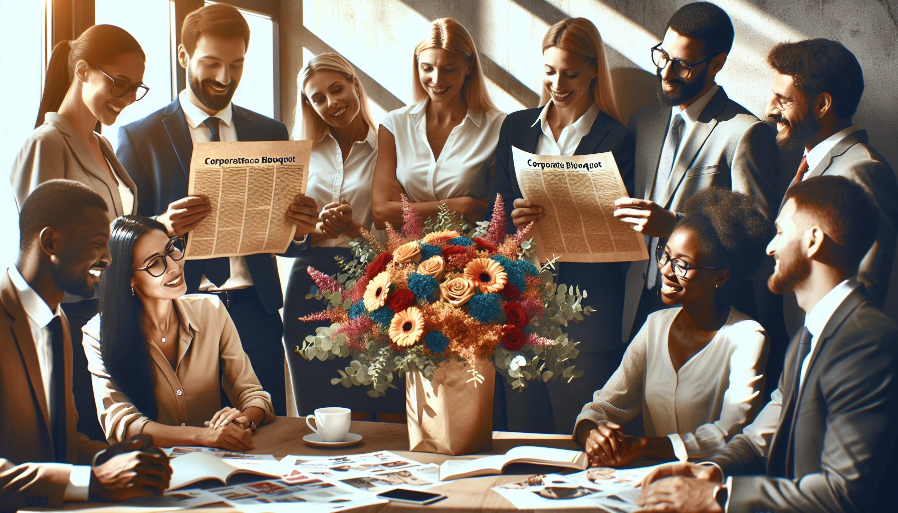 Корпоративный букет как часть культуры компании