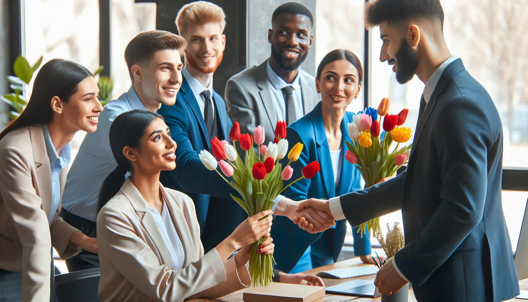 Этикет вручения в рабочий день