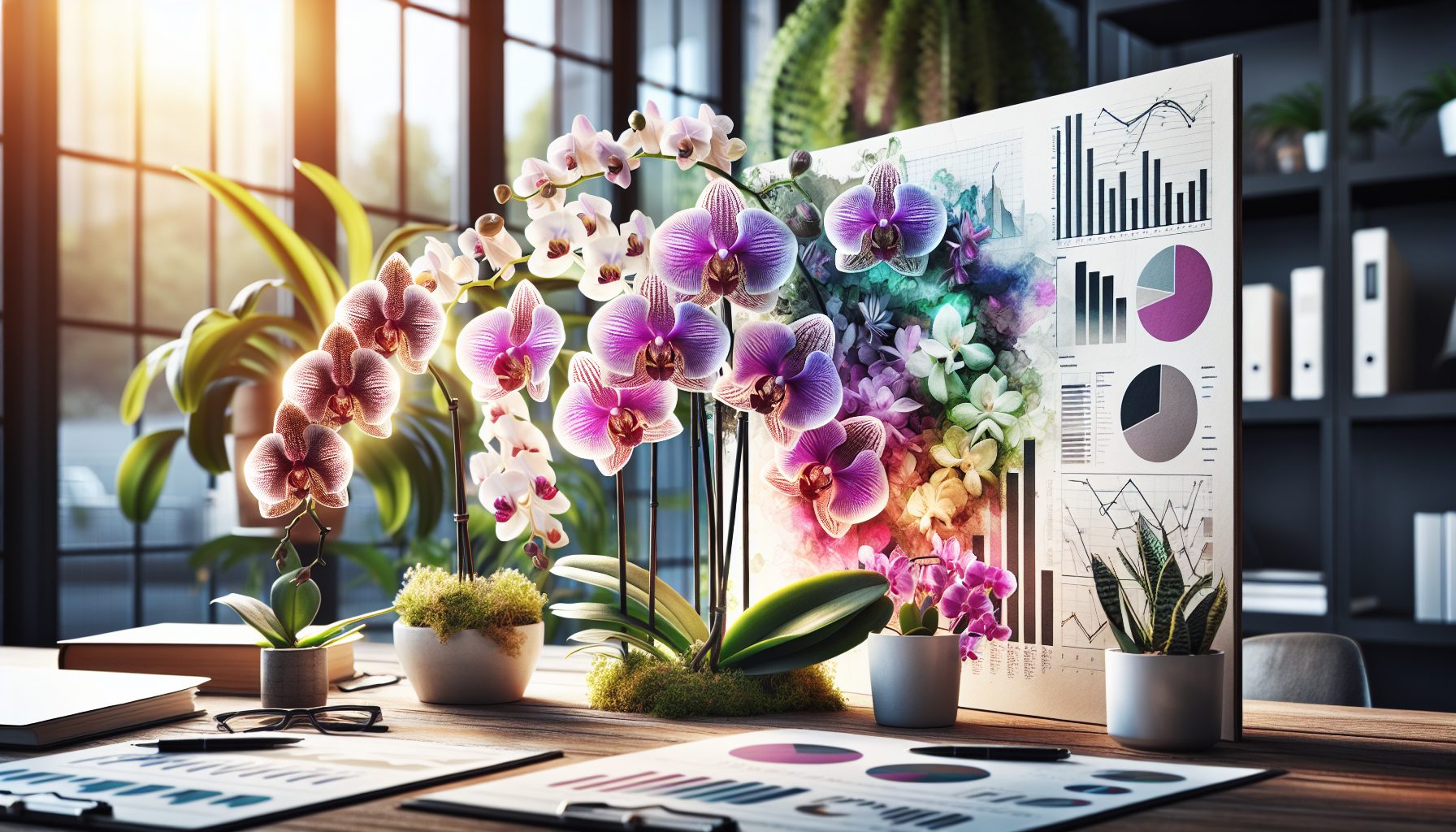 Орхидеи и корпоративная символика