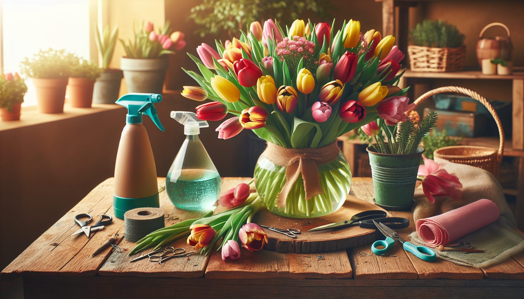 Продление жизни букета