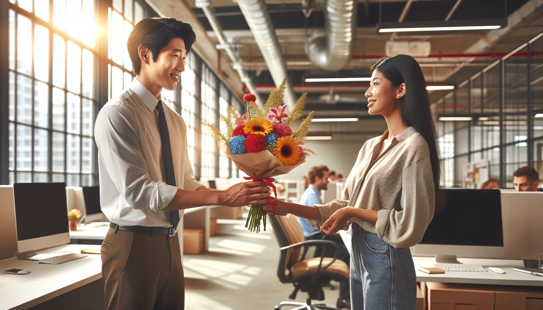 Почему букетов для коллег — не банальность, а способ наладить мосты
