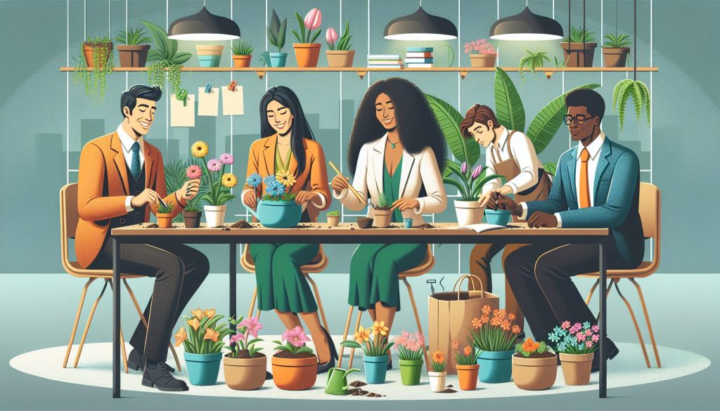 Культура цветов для коллег