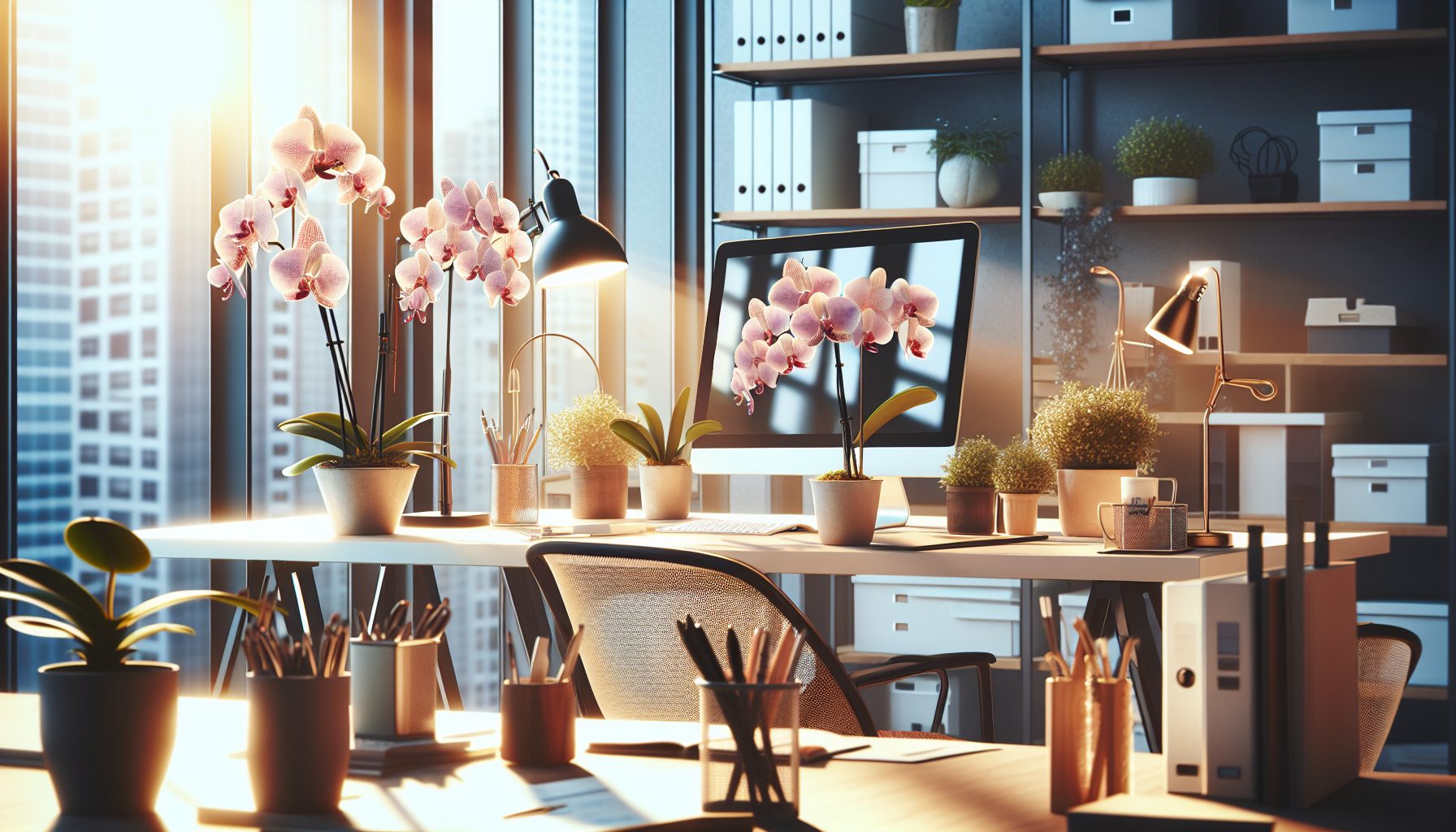 Свет и расположение в типичном кабинете