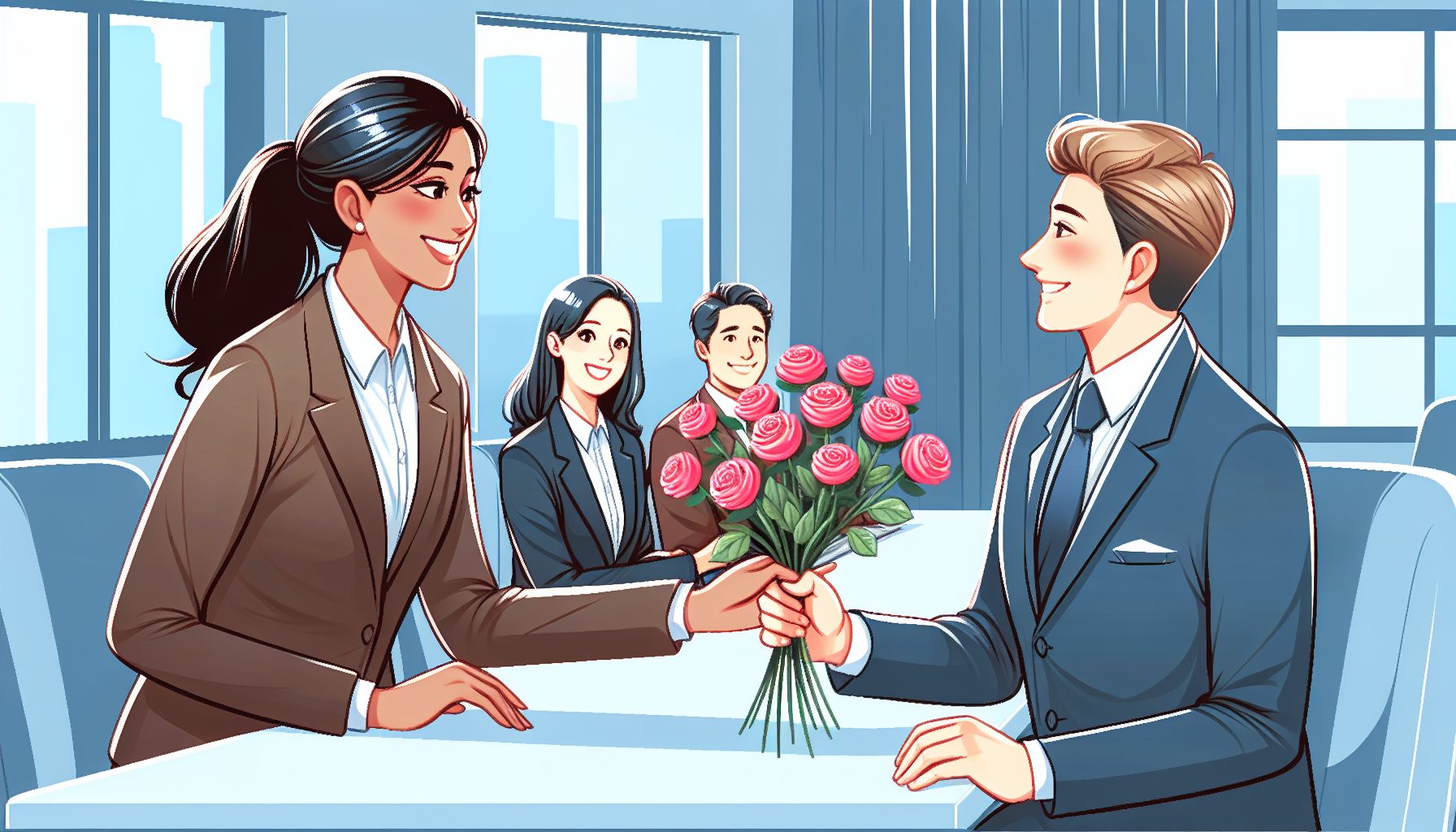 Корпоративные даты, когда жест особенно уместен