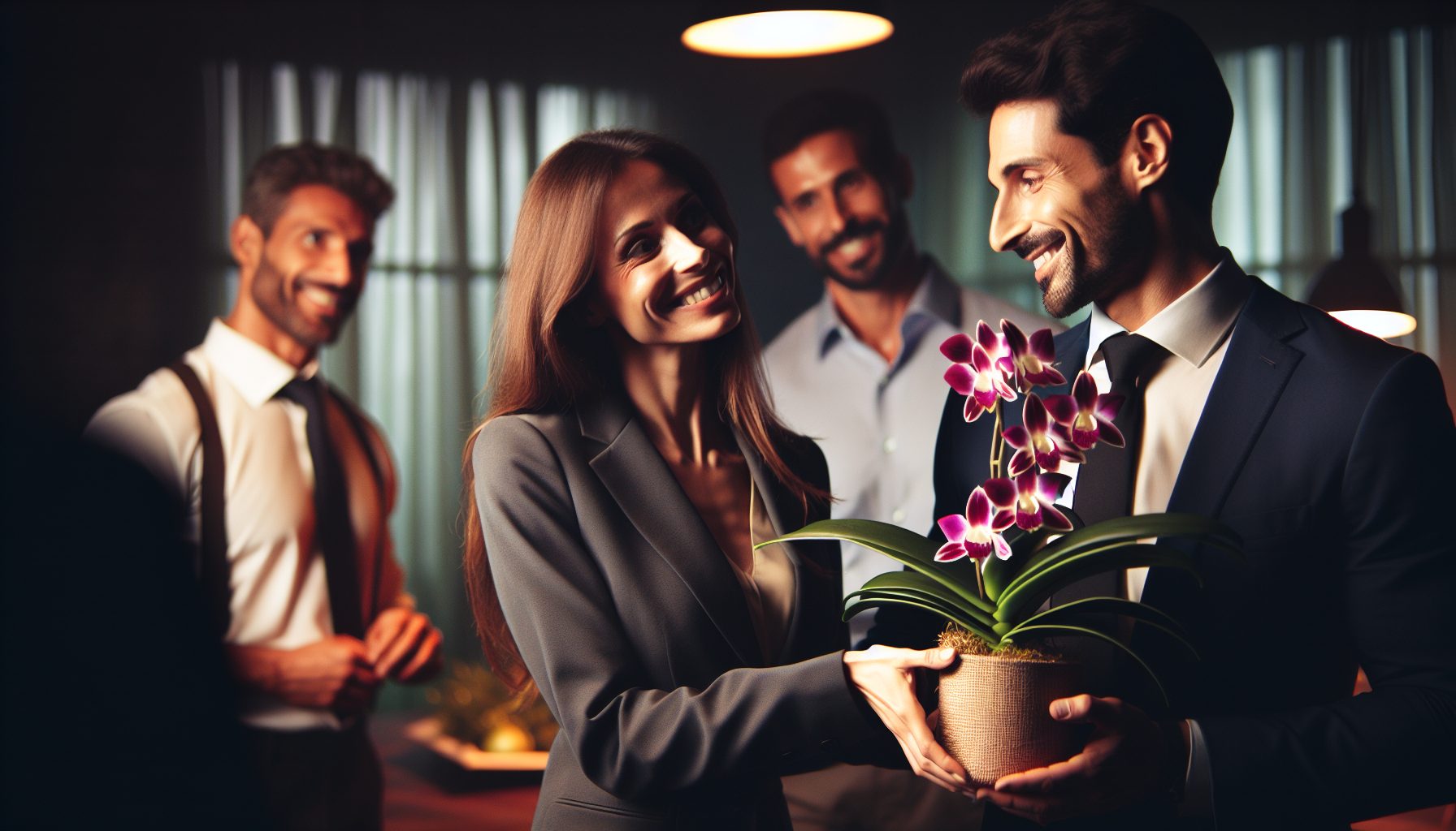 Идеальный момент для вручения