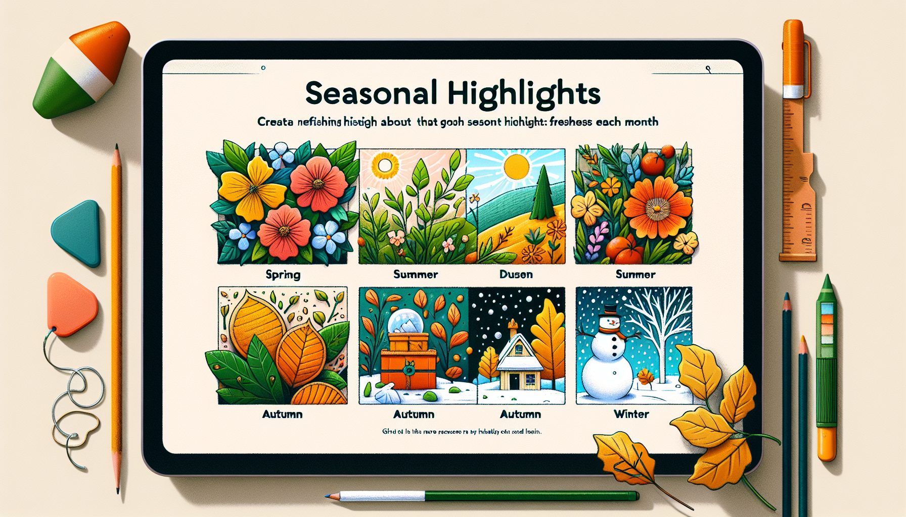 Сезонные акценты: свежесть в каждый месяц