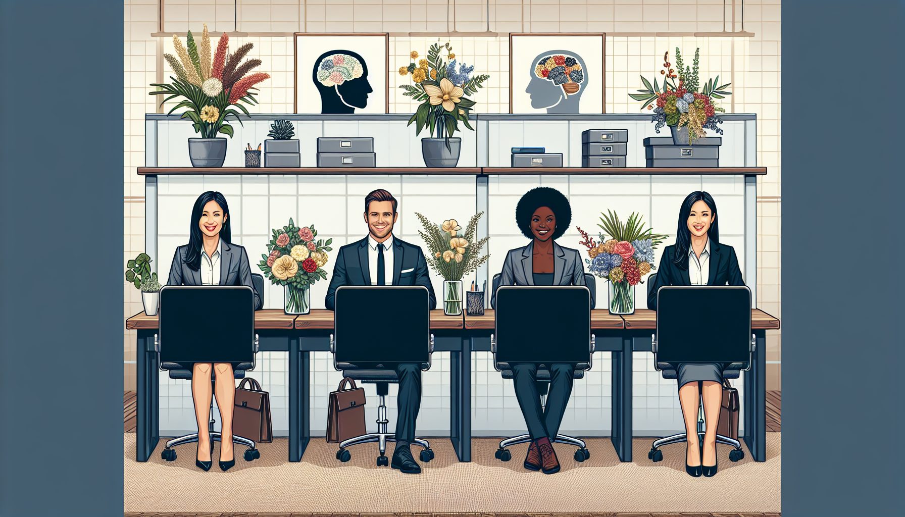 Психология офисных букетов