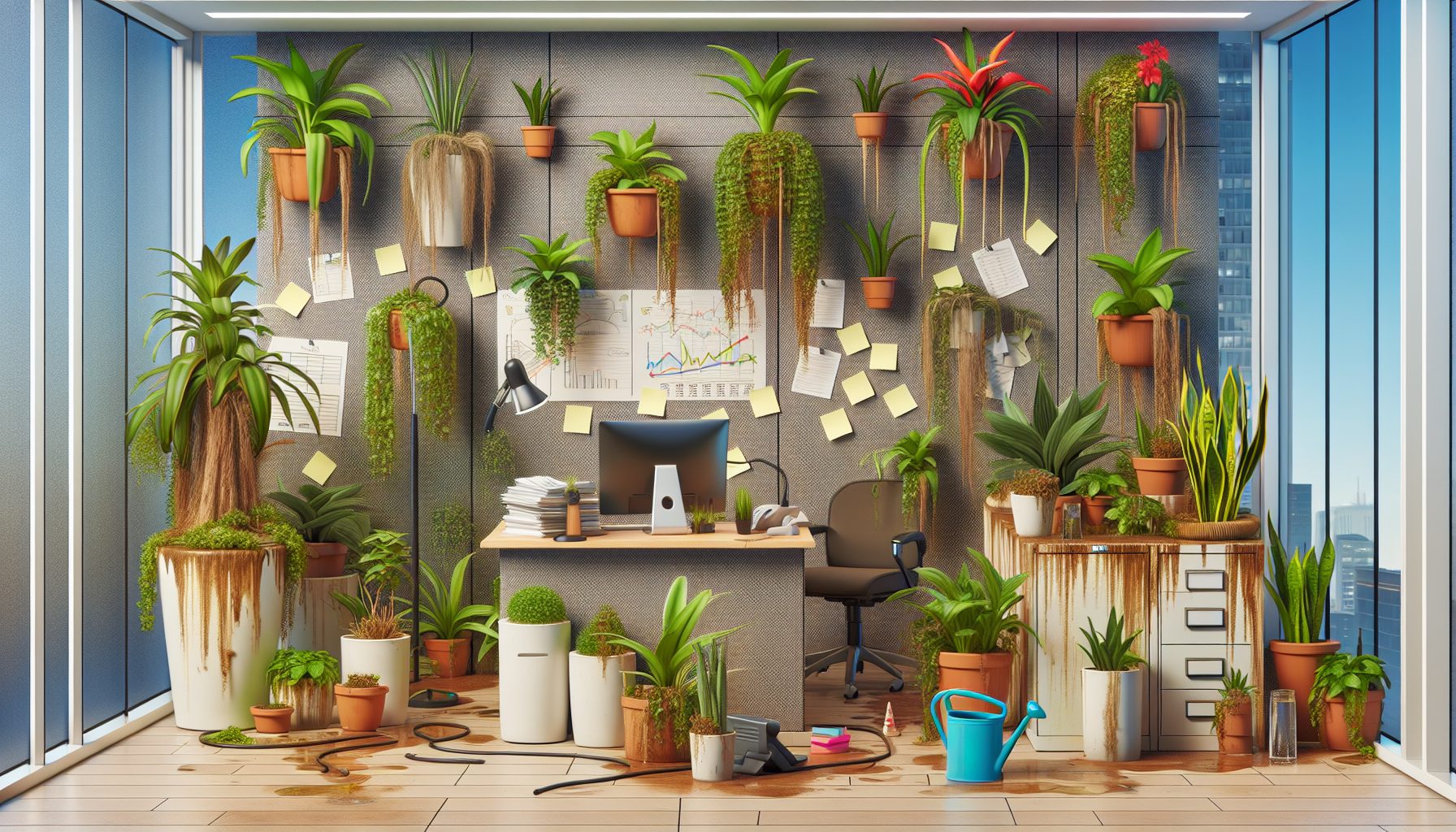 Частые ошибки в офисной флористике