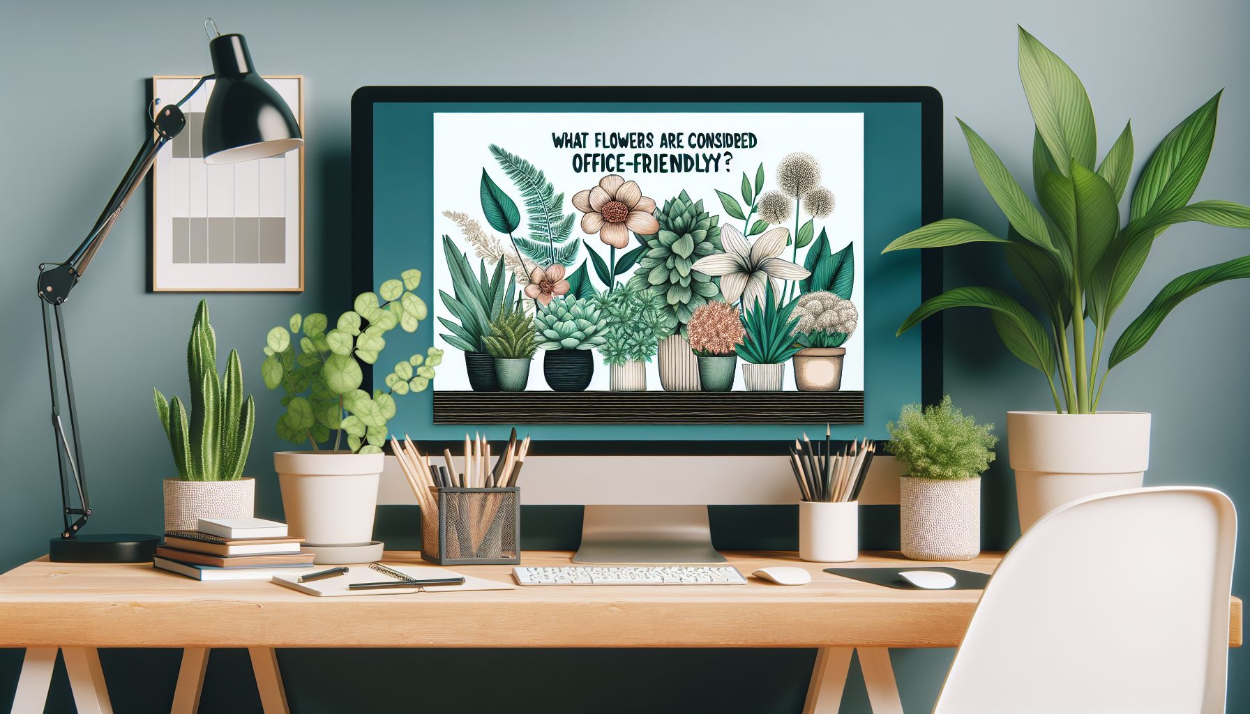 Какие цветы считаются офисными