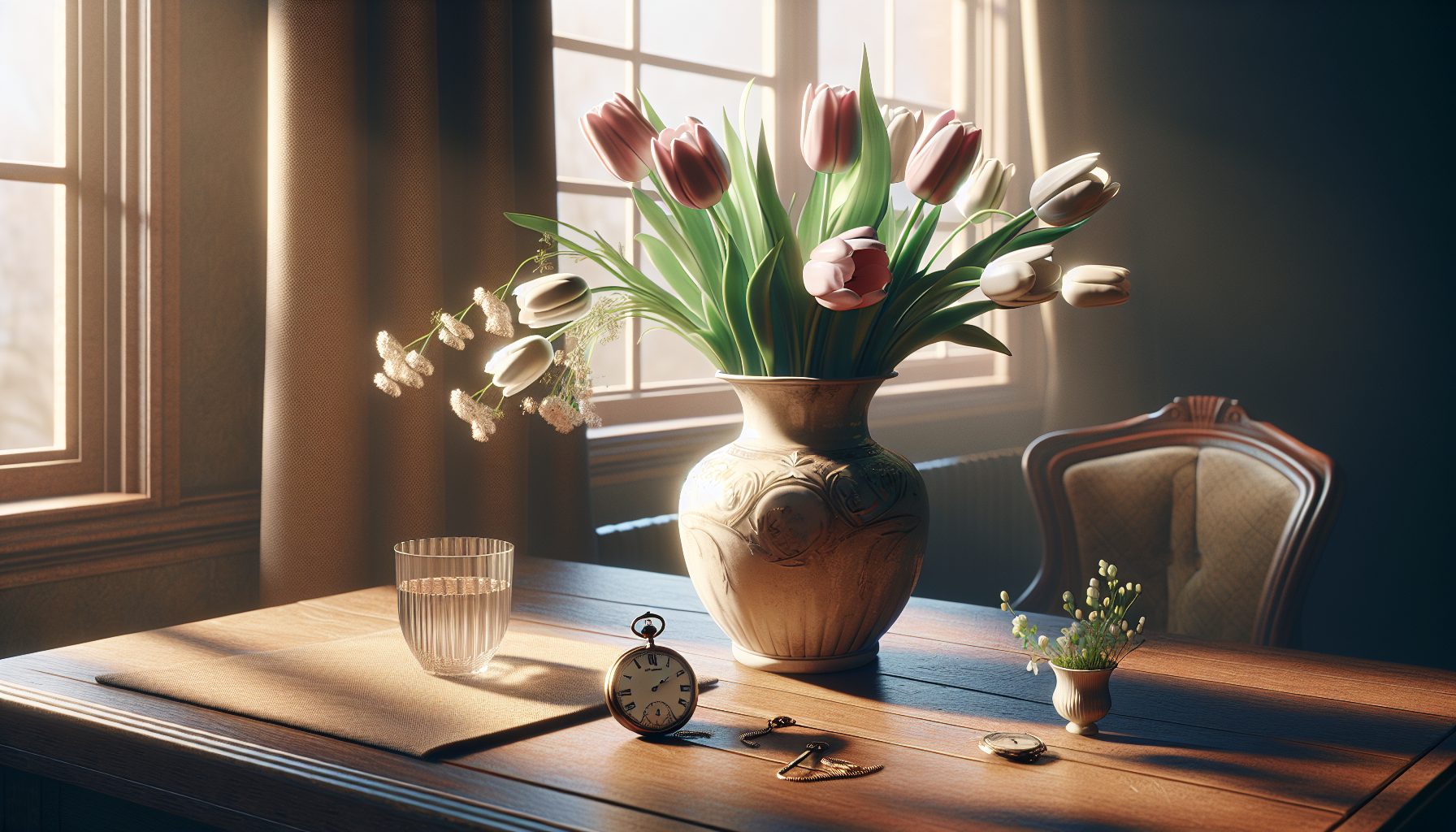 Практичный аспект: ваза, вода, время