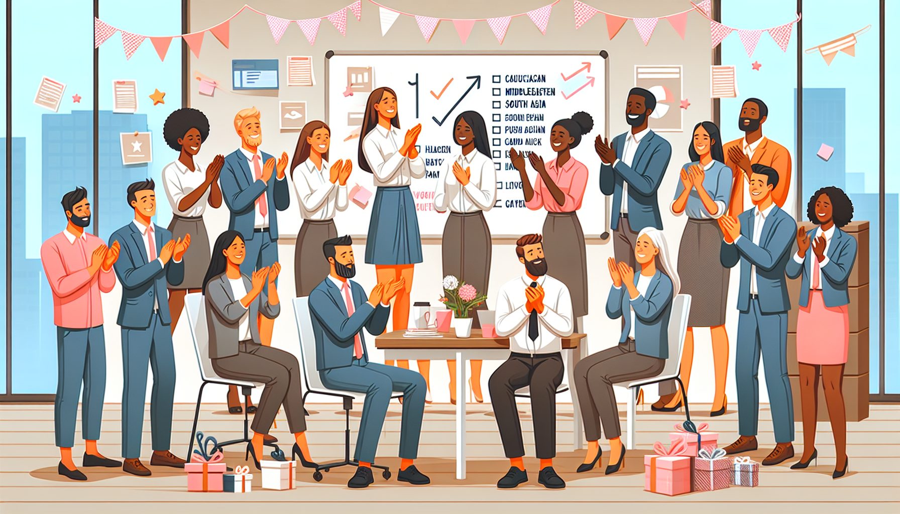 Нюансы группового поздравления и делегирования задач