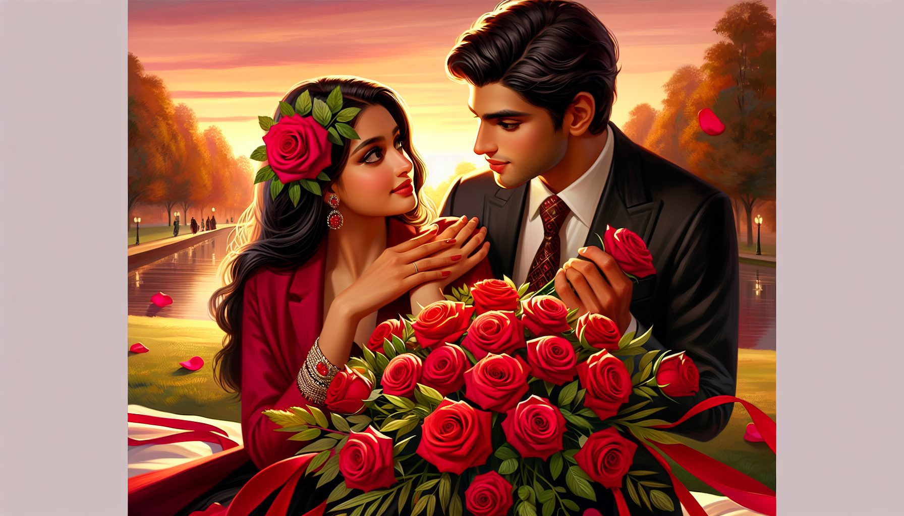 Романтика говорит цветами