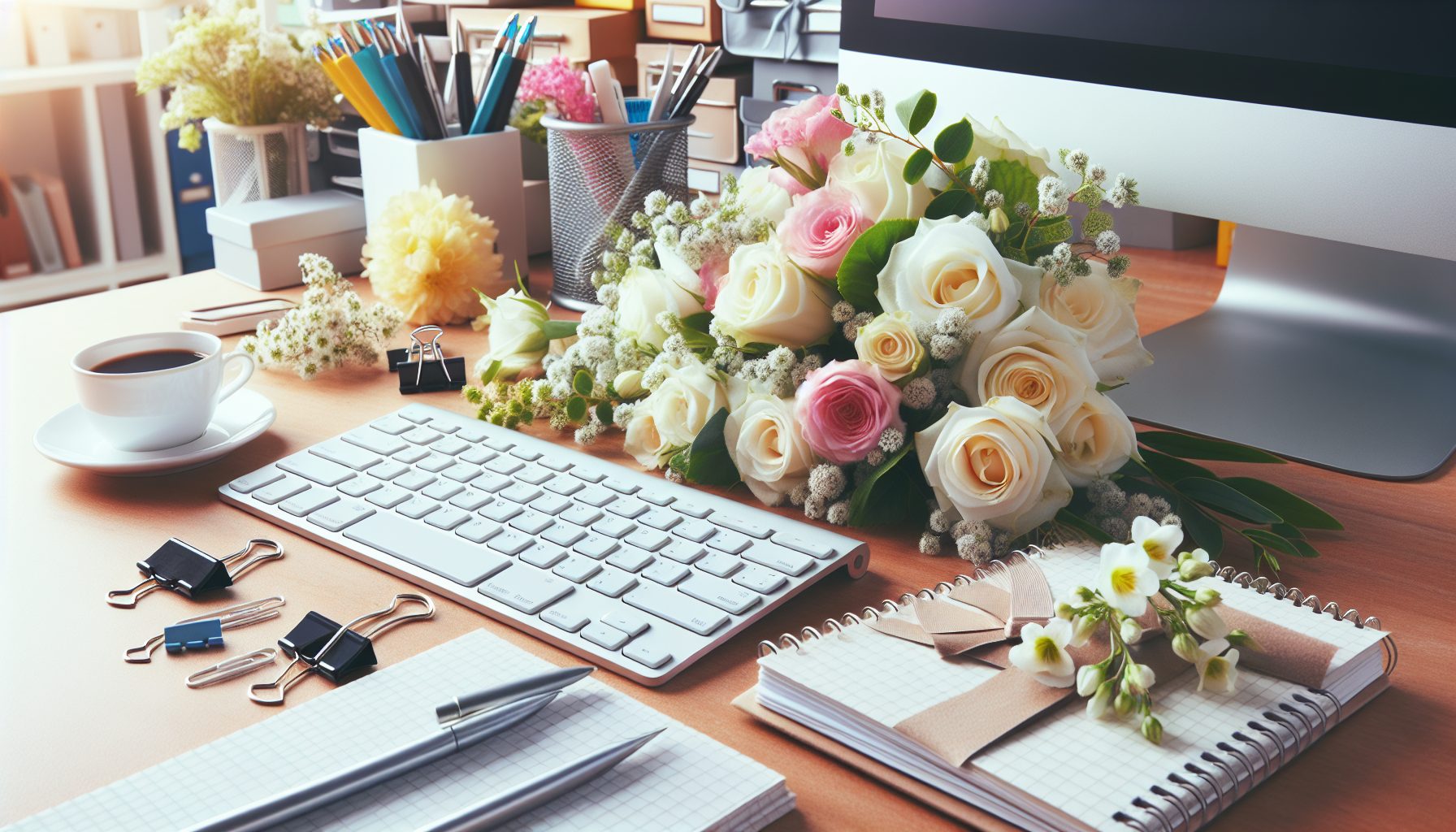 Соседство с техникой и канцелярией