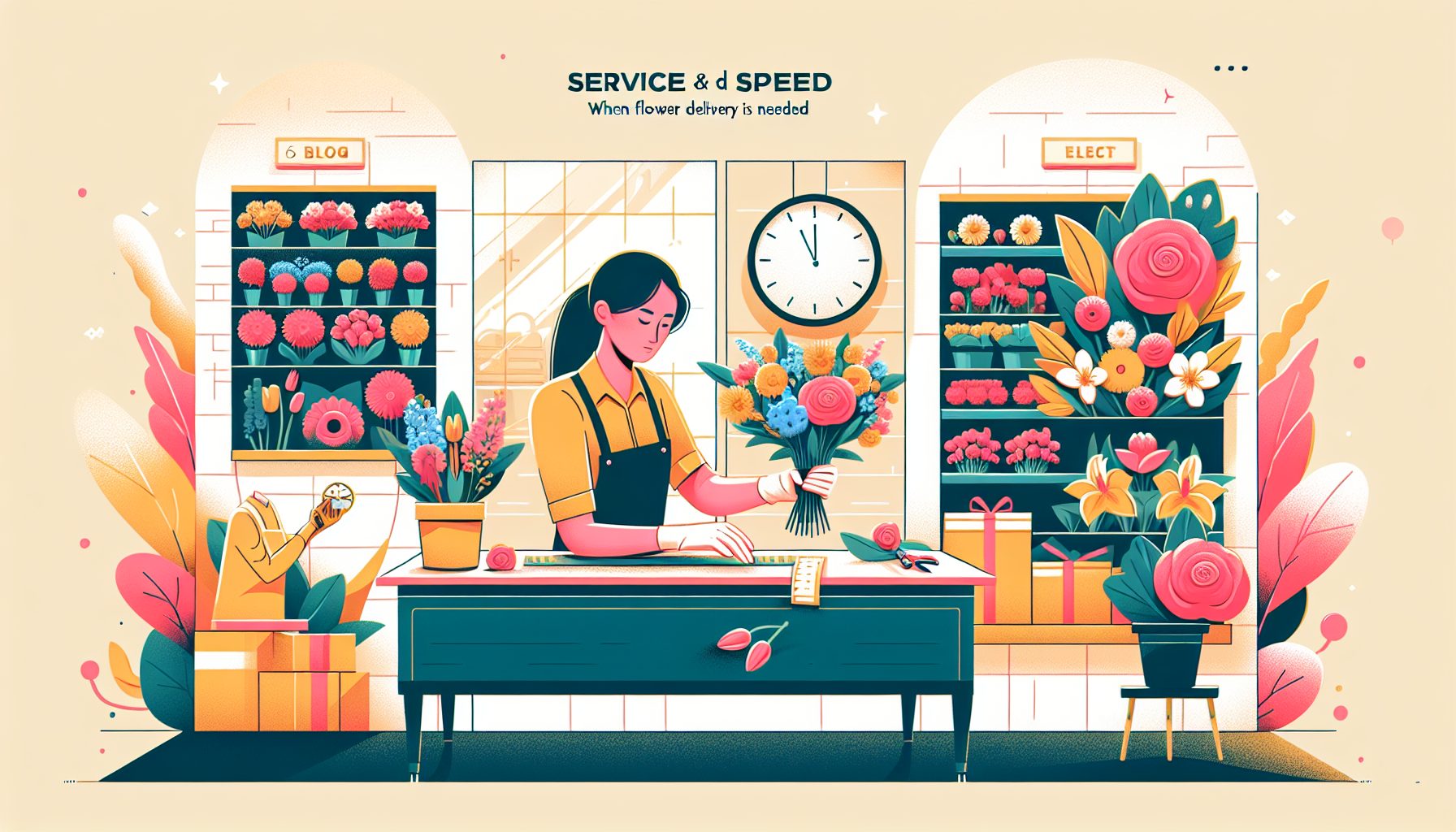 Сервис и скорость: когда нужна доставка цветов