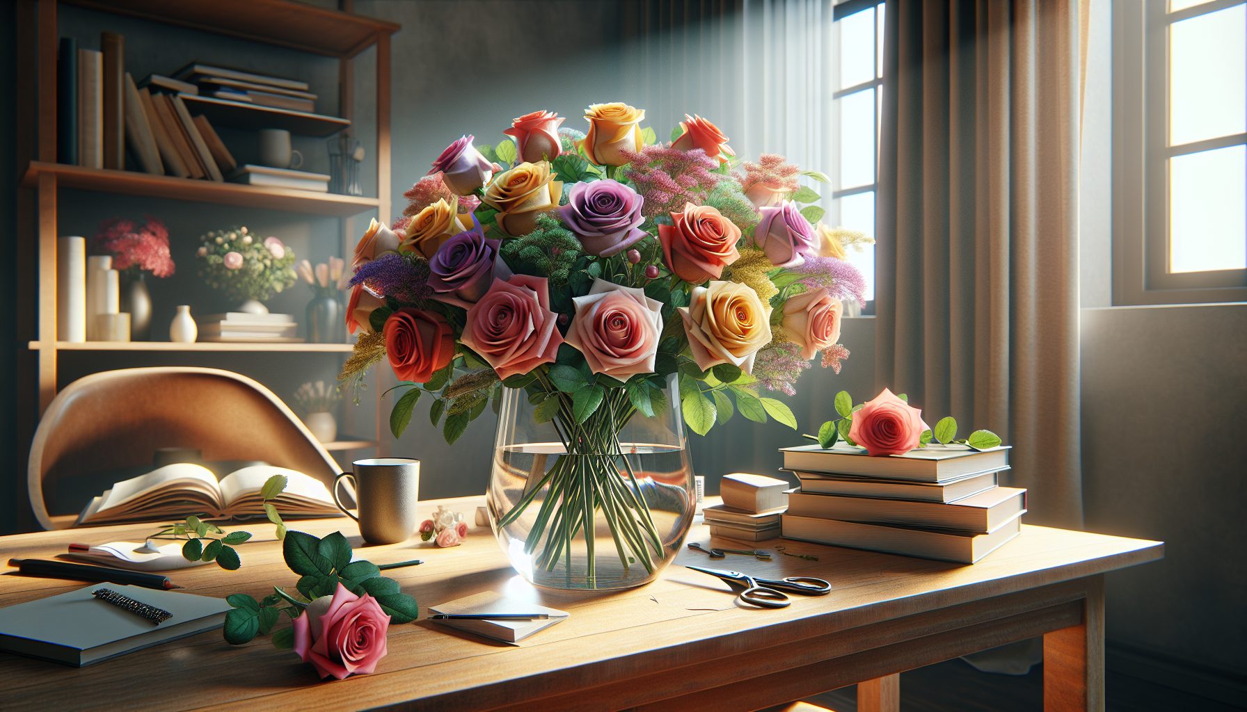 Уход за букетом дома