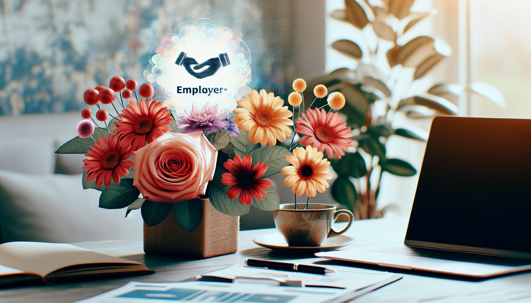 Цветы как элемент бренда работодателя