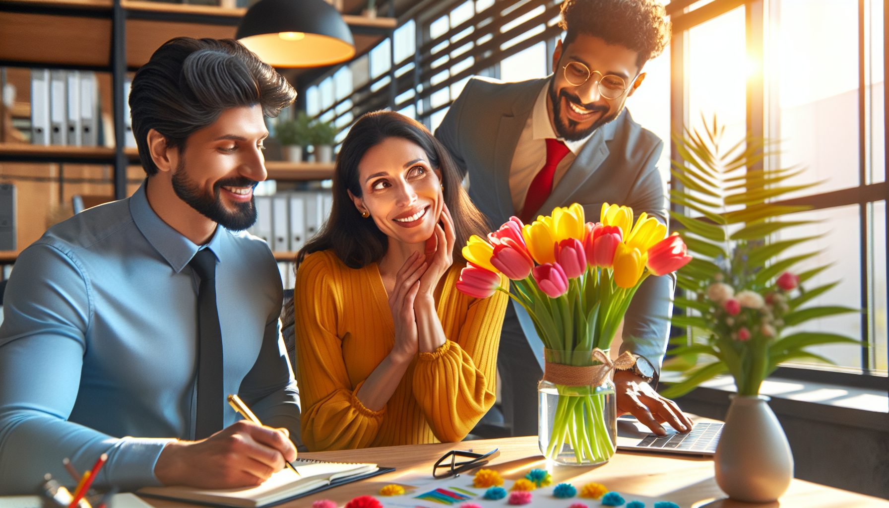 Энергия цвета в будний день