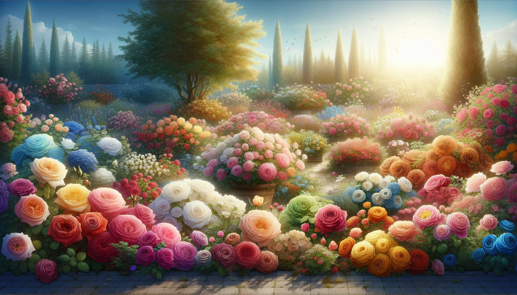 Сорто-и-цветовое изобилие