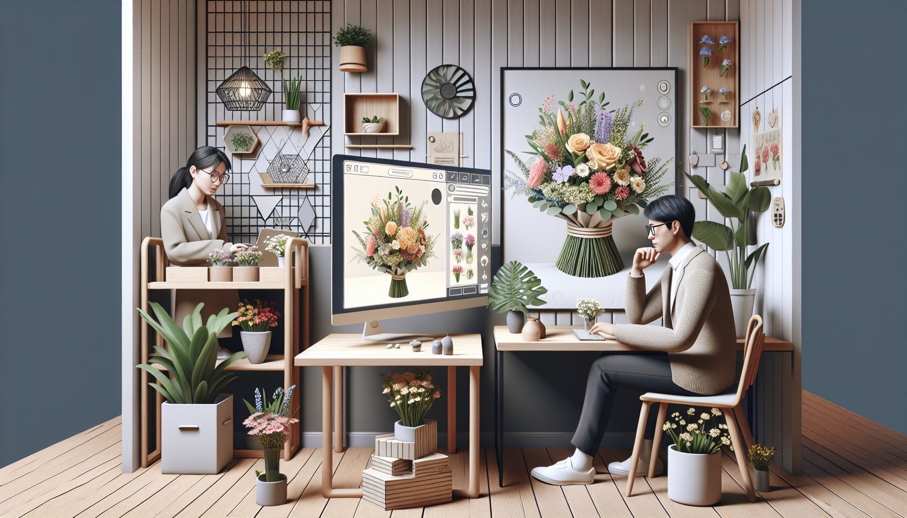 Цифровая эра букетов