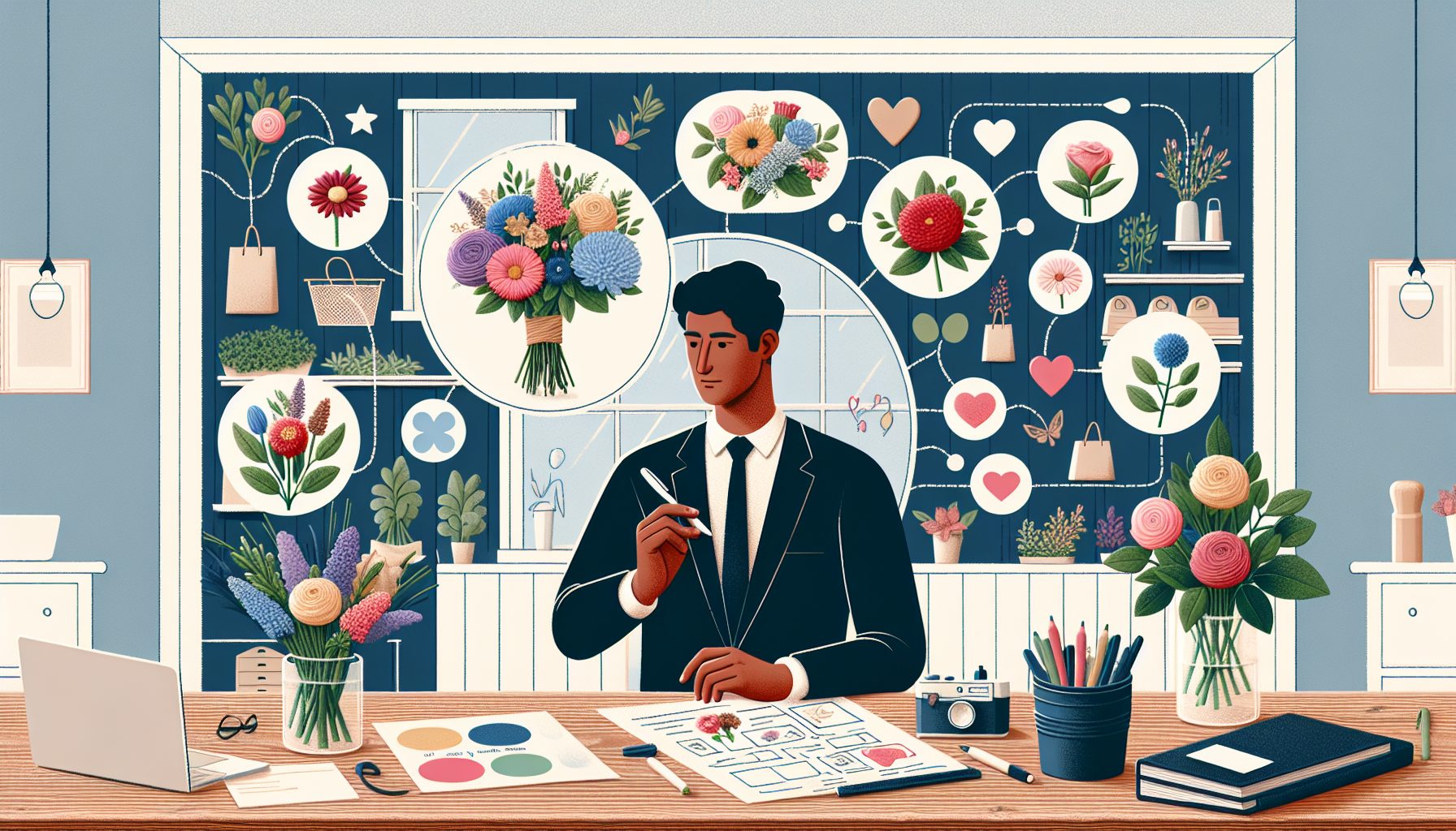 Как выбрать правильный букет для коллеги