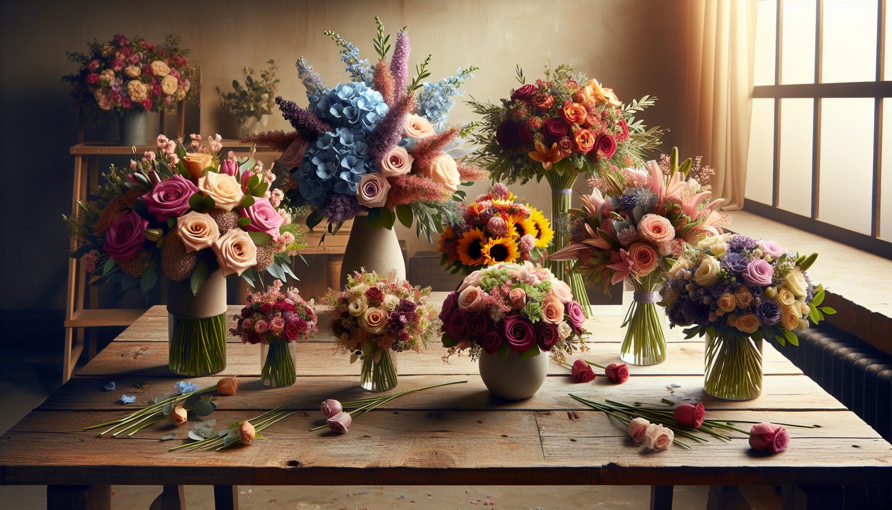 Форматы и композиции: Как букетов для коллег бывает больше одного