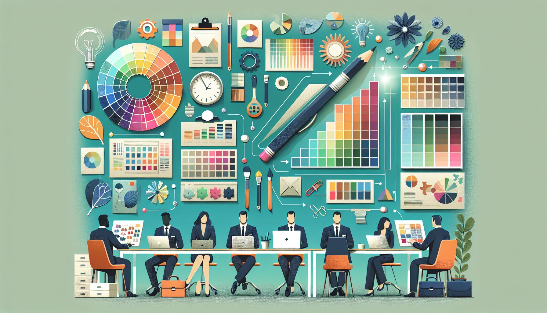 Подбор палитры под корпоративный стиль