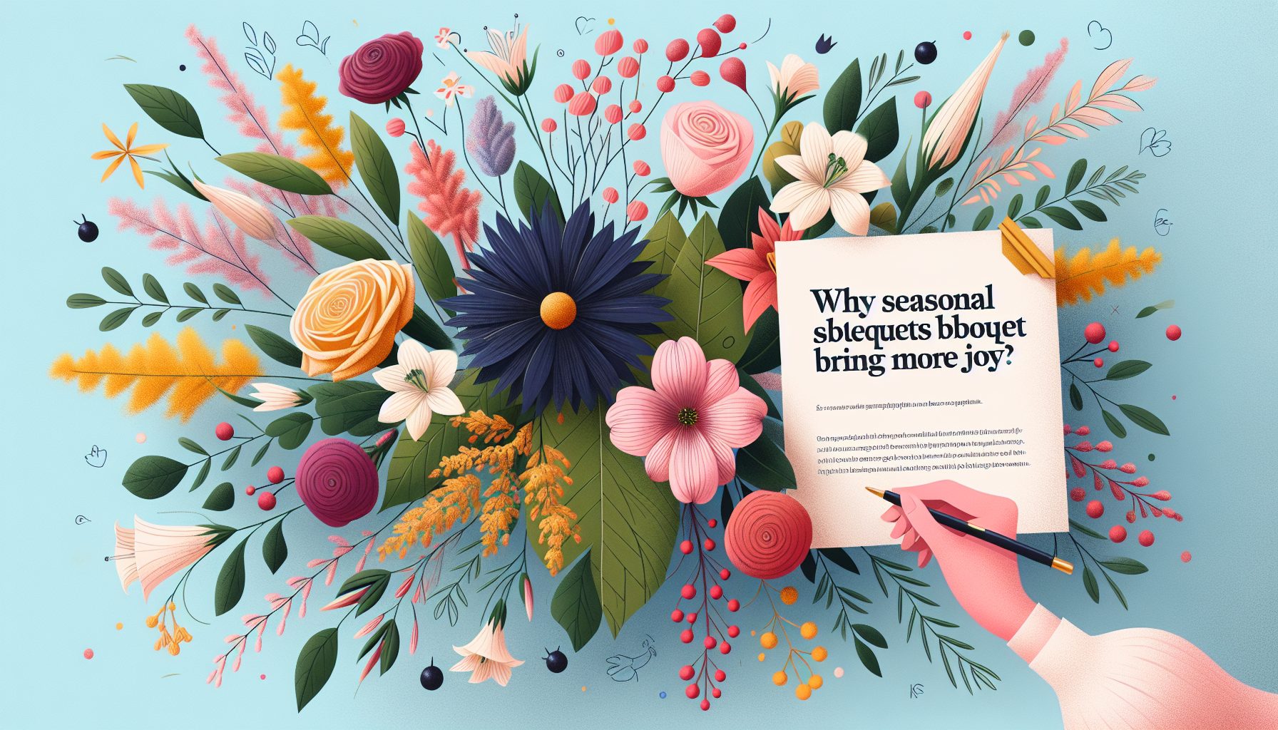 Почему сезонные букеты радуют сильнее