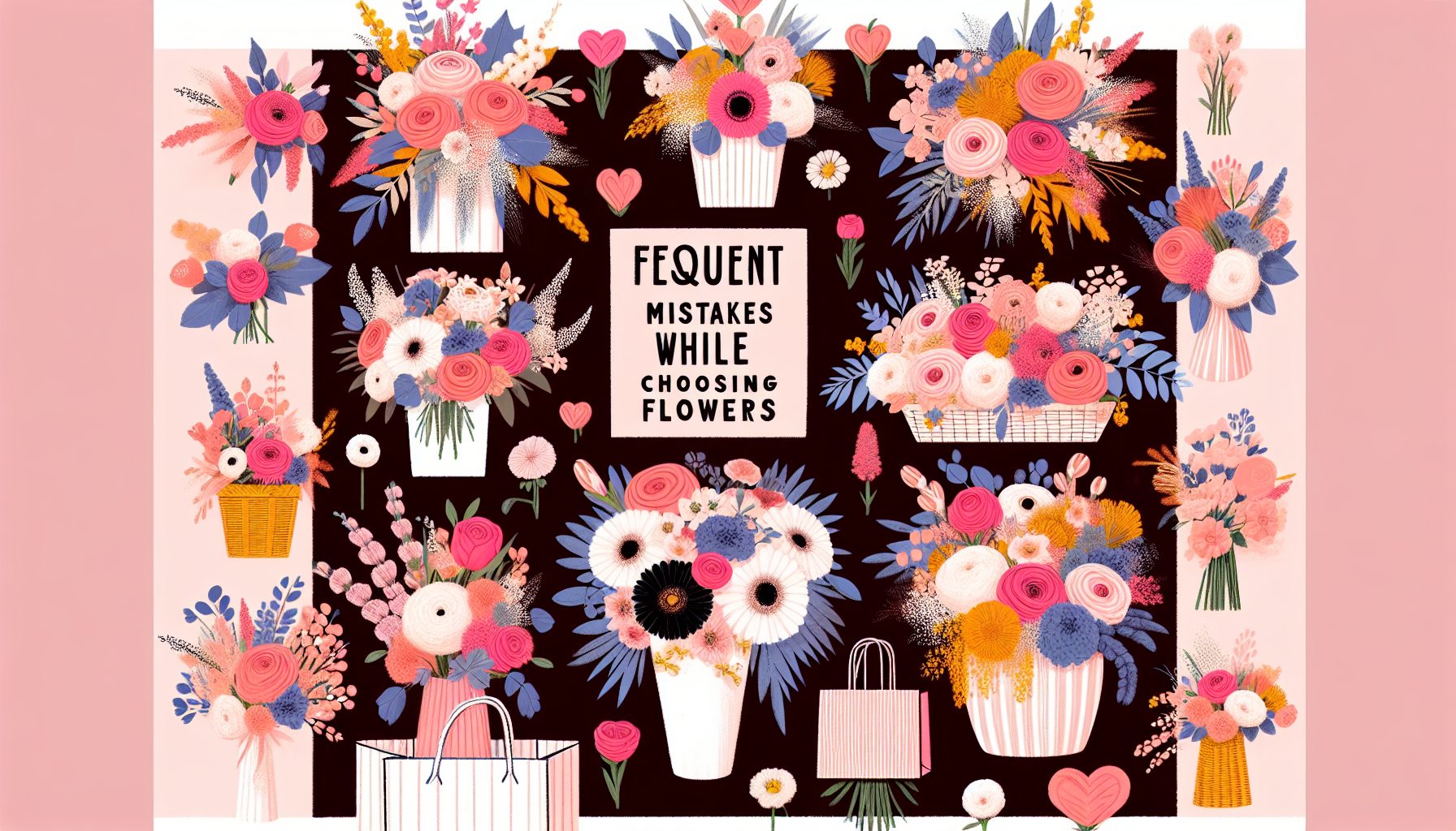 Частые ошибки при выборе букета