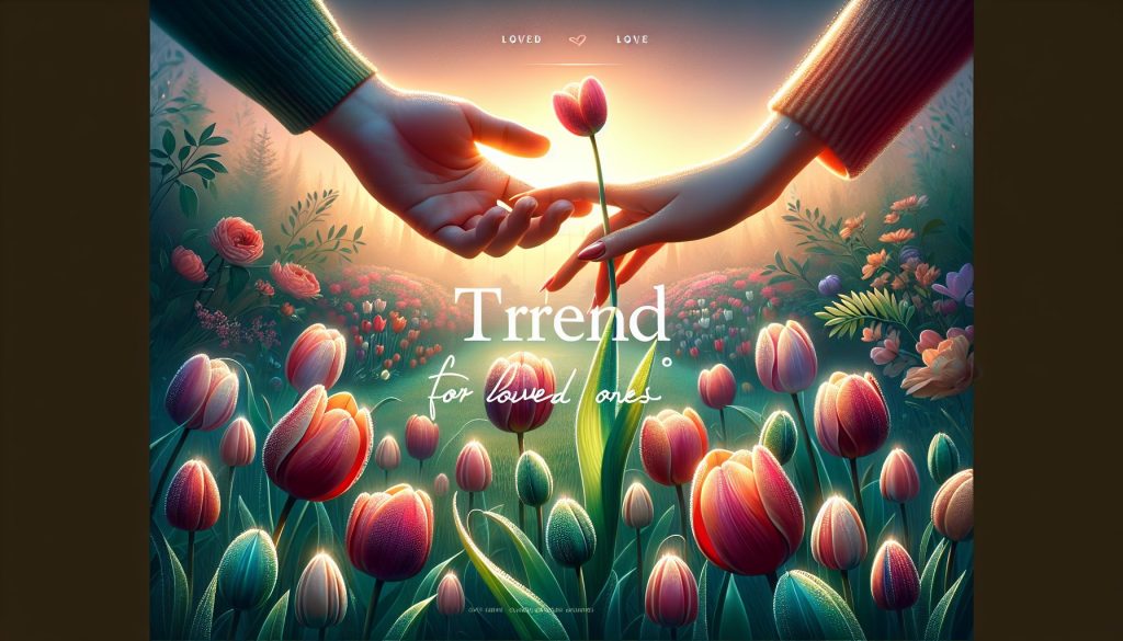 Тренд тюльпанов для любимых