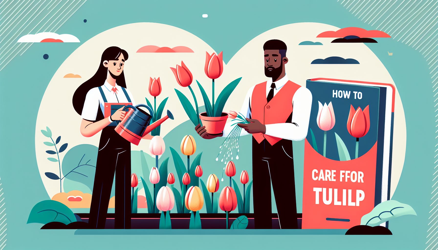 Как ухаживать за тюльпанами, чтобы они не завяли через сутки