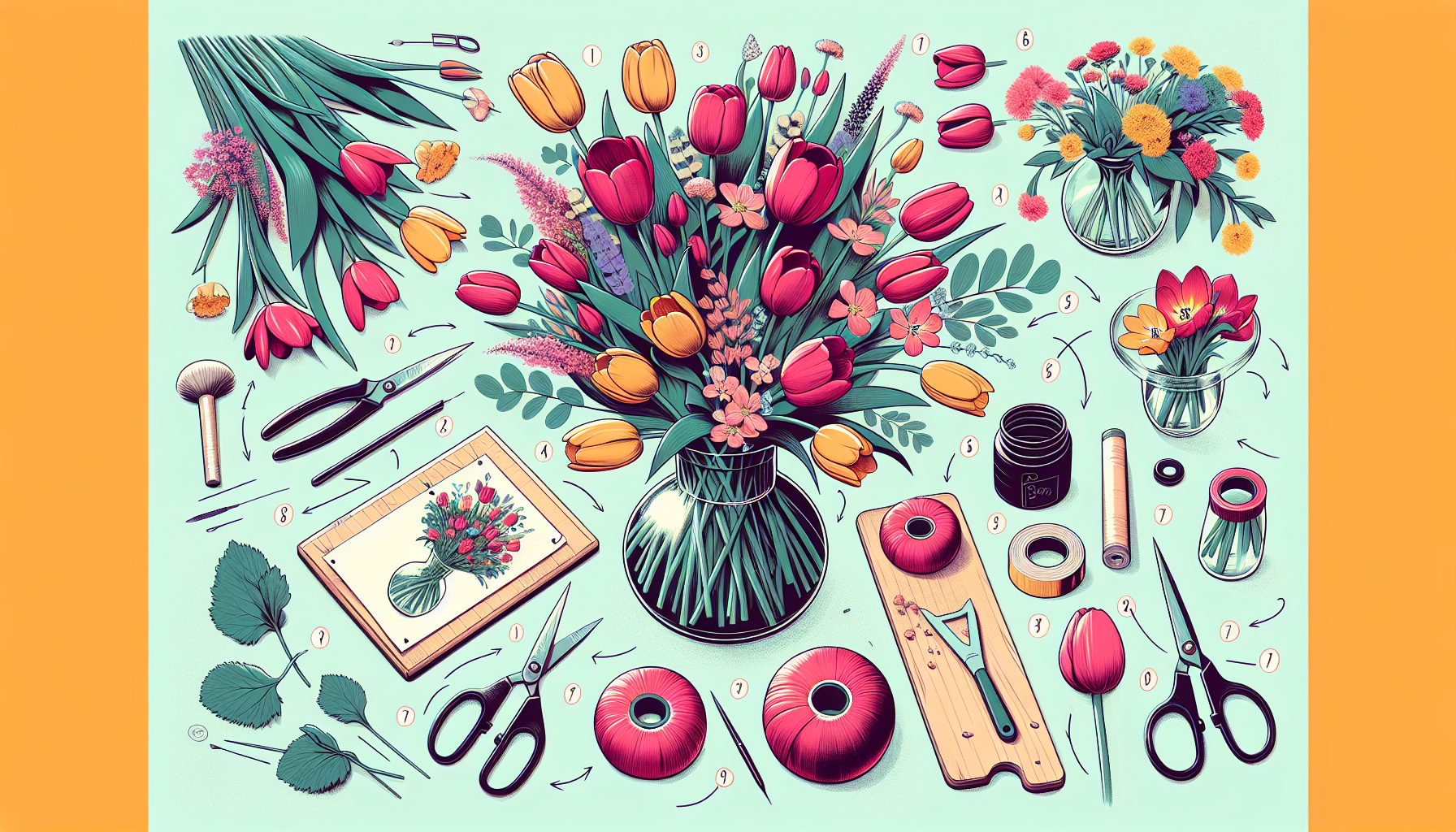 Пошаговый мастер-класс: создаем букет с настроением