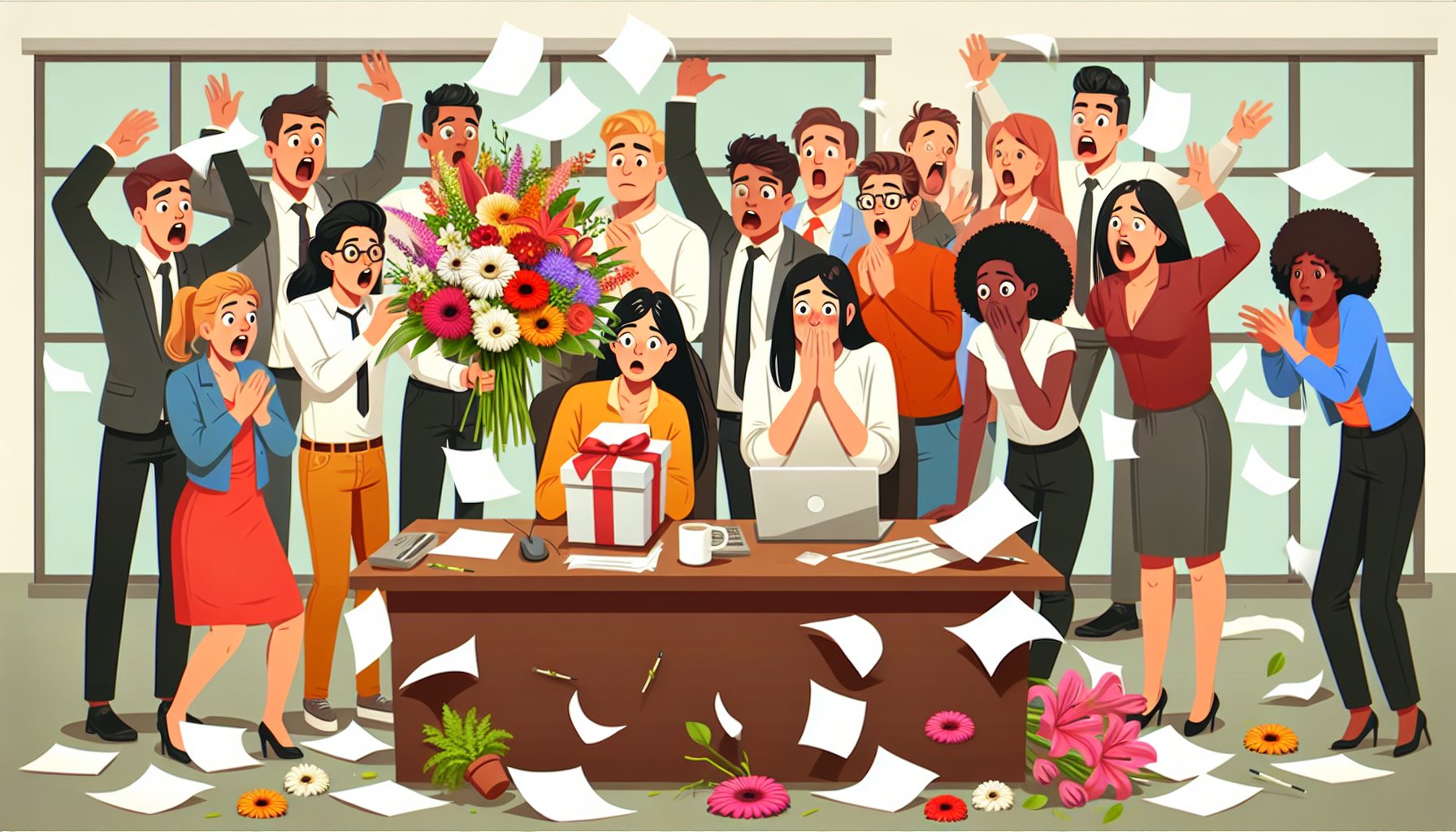 История из жизни: как офис выжил после букета с сюрпризом