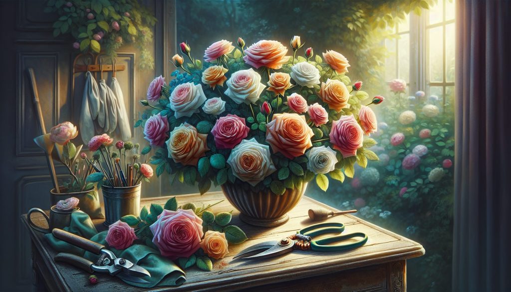 Мастер-класс роз для любимых