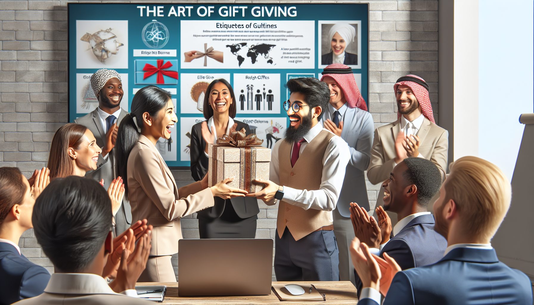 Подарочный этикет и момент вручения