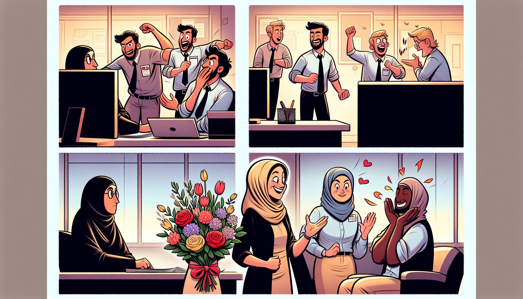 Мини-история о том, как цветы спасли конфликт