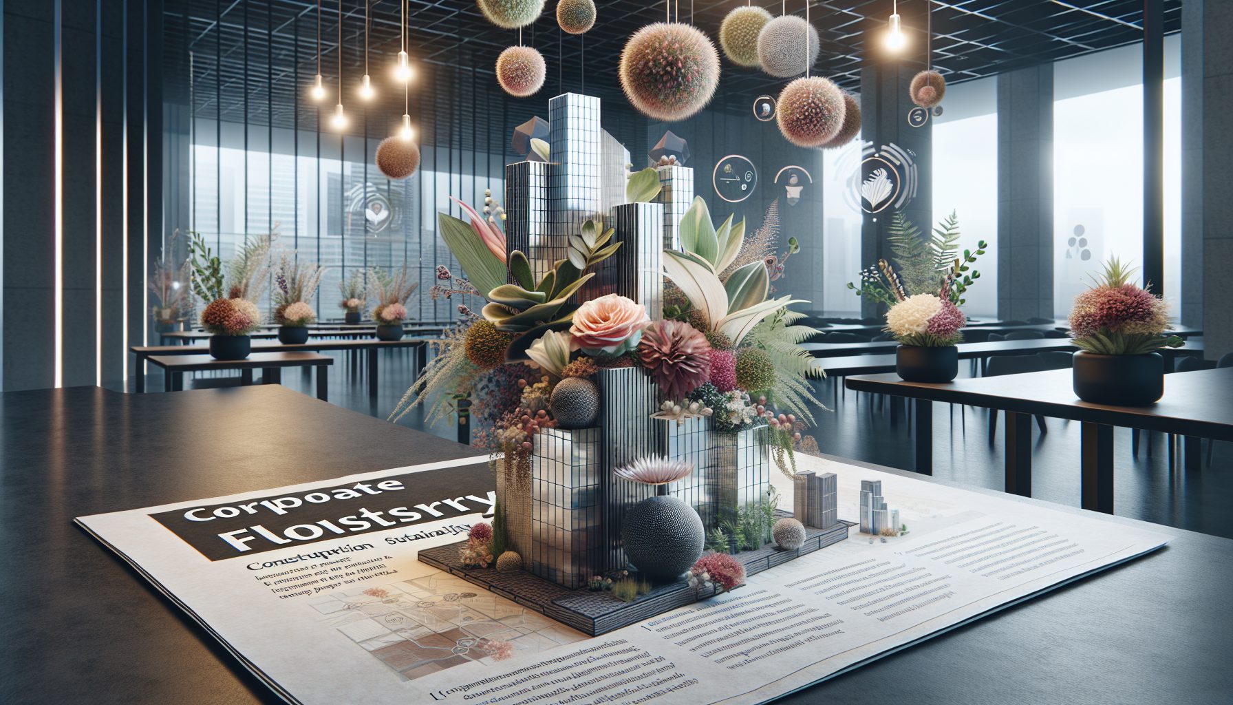 Тренды 2024 года, которые формируют корпоративную флористику