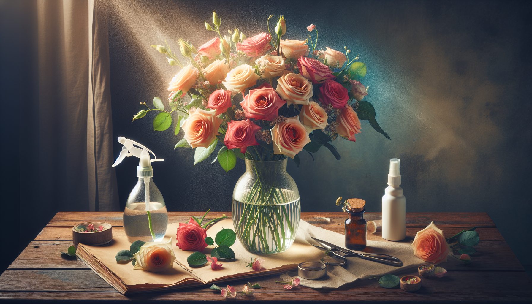 Секрет сохранения формы букета