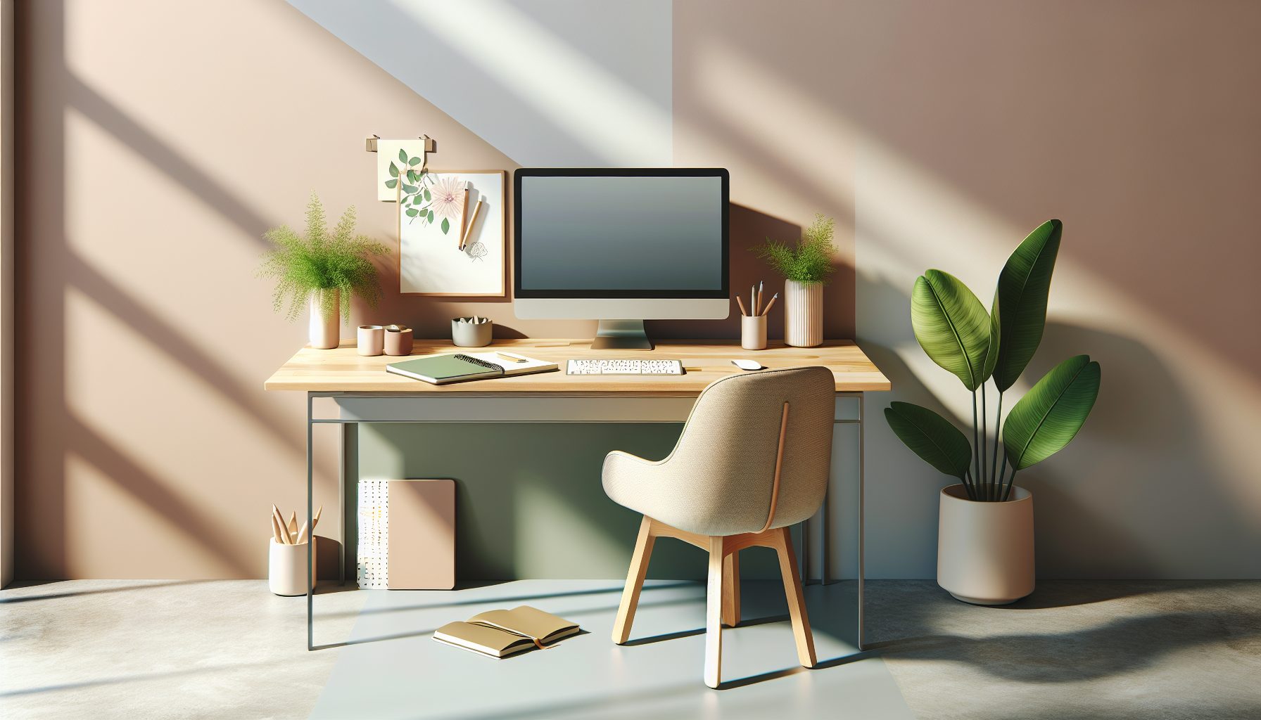 Как оформить рабочее пространство без излишеств