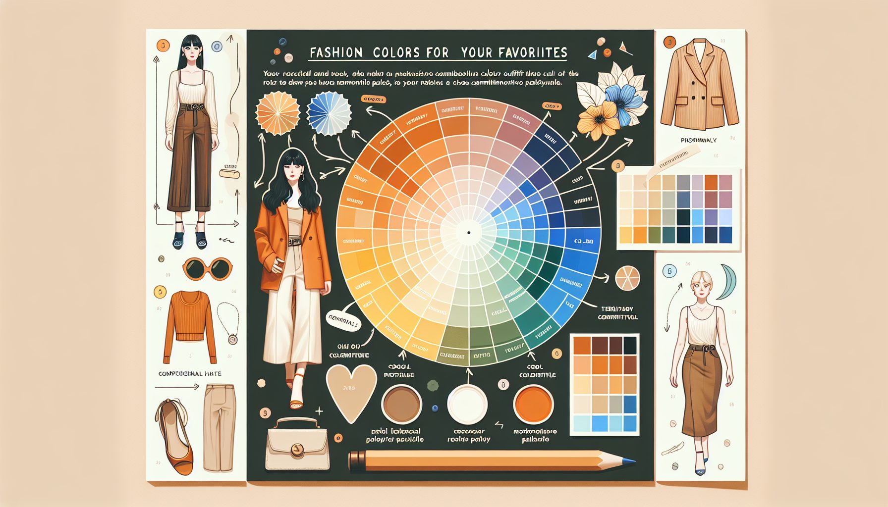 Полезные правила сочетания цветов
