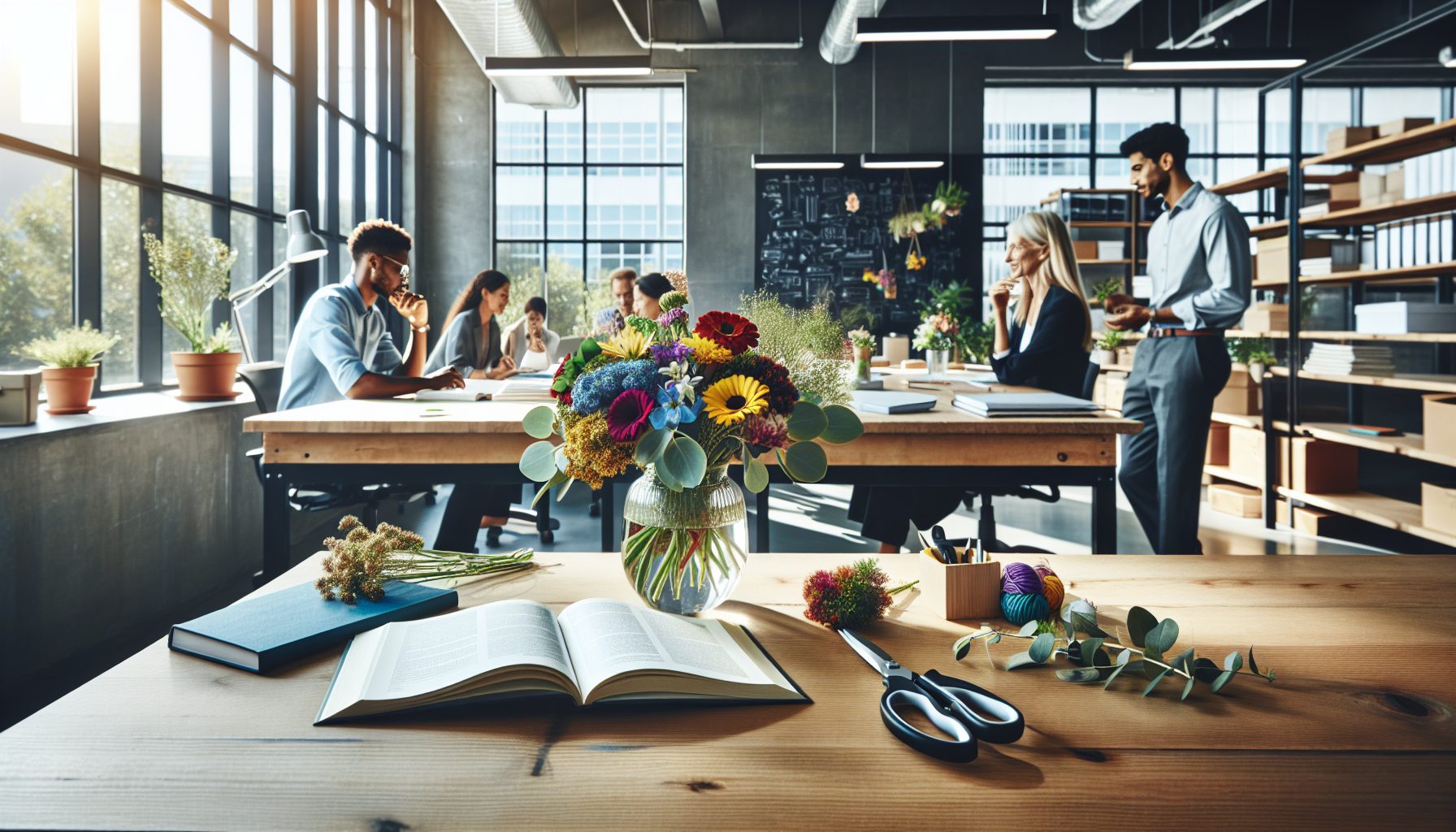 Как продлить жизнь букету в офисе