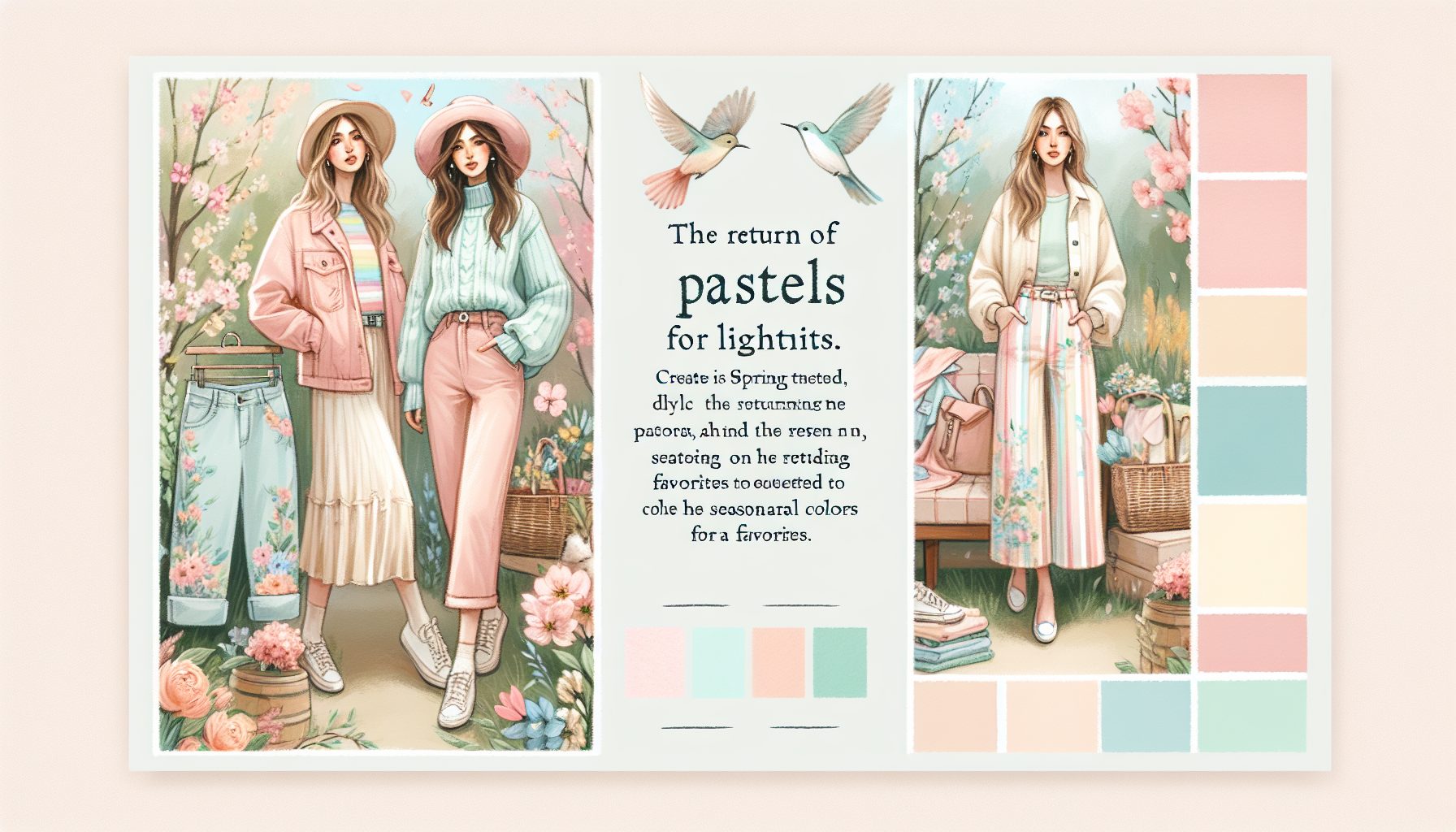 Весна: возвращение пастели и лёгкости