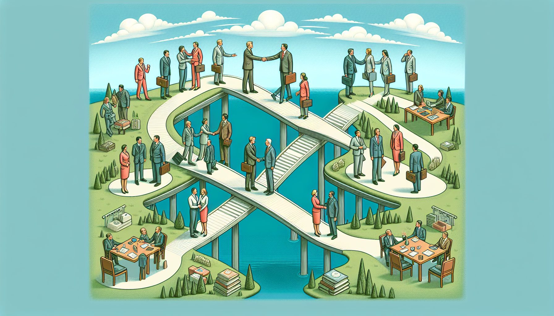 Композиция для коллег как мост между стилем и отношениями