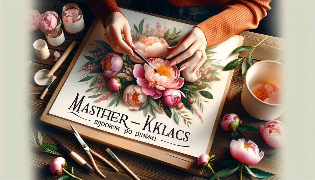 Мастер-класс пионов для любимых