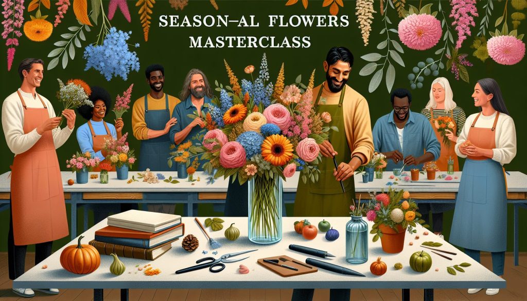 Мастер-класс сезонных цветов для любимых