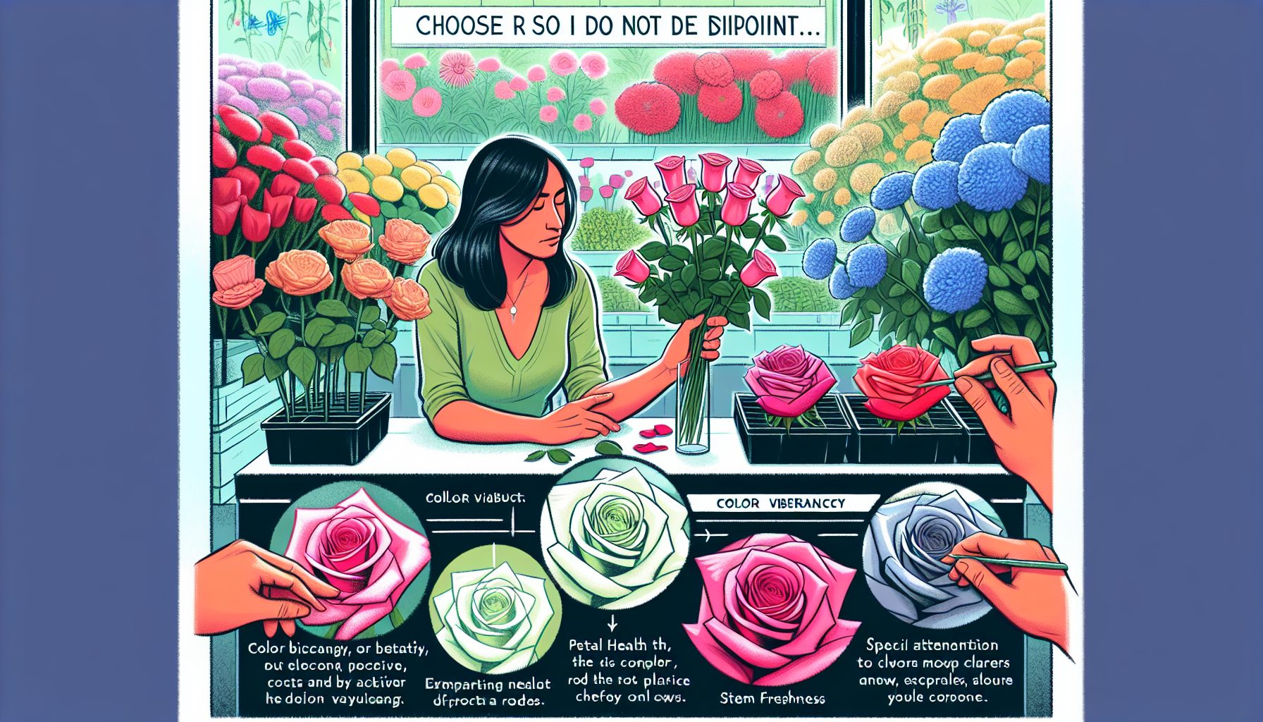 Как выбрать розы, чтобы они не подвели