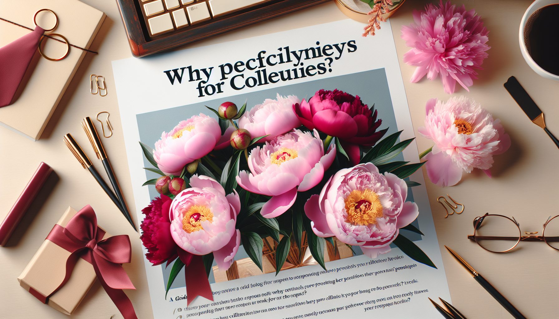 Почему именно пионы