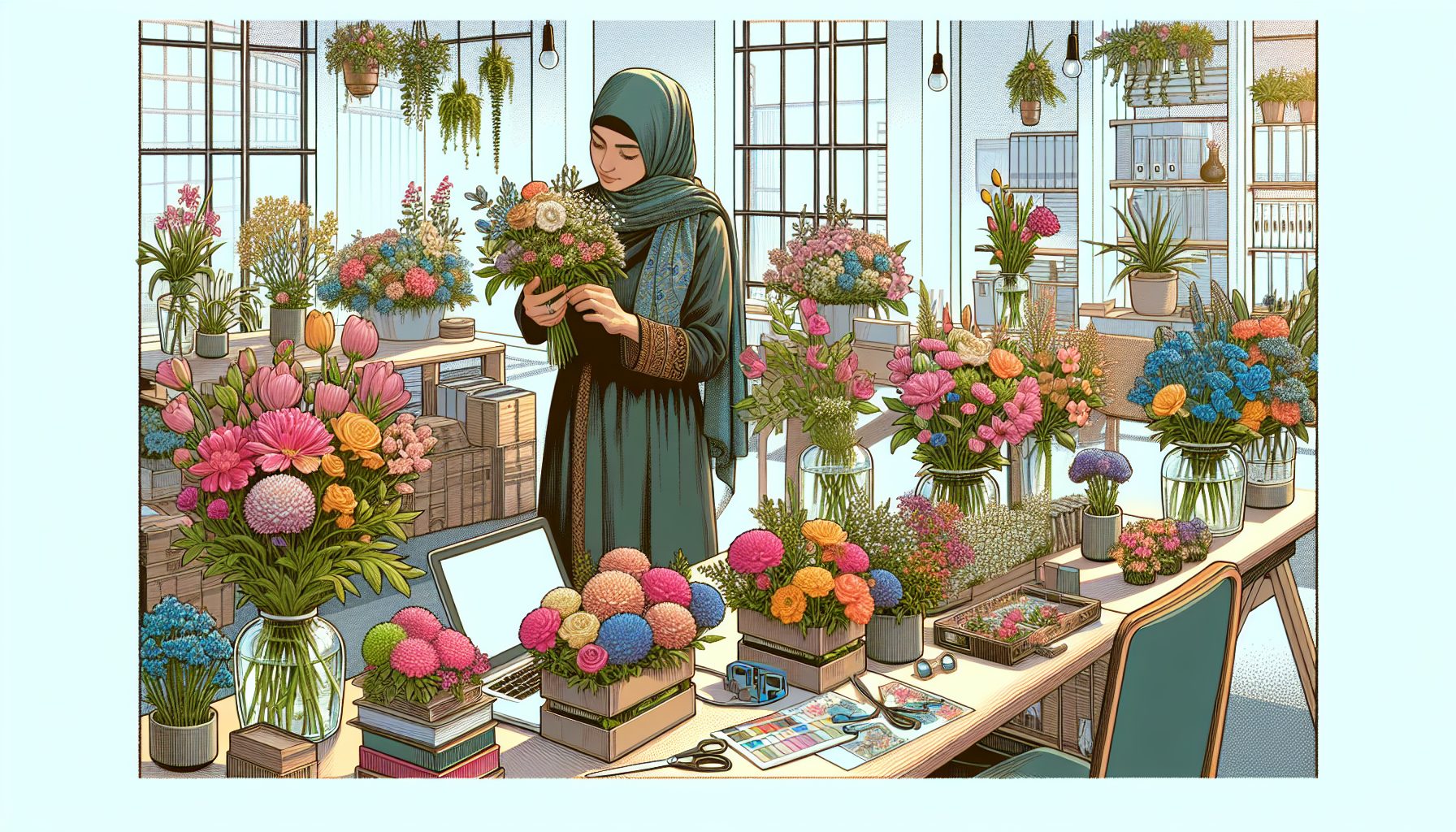 Маленькие хитрости офисного флориста