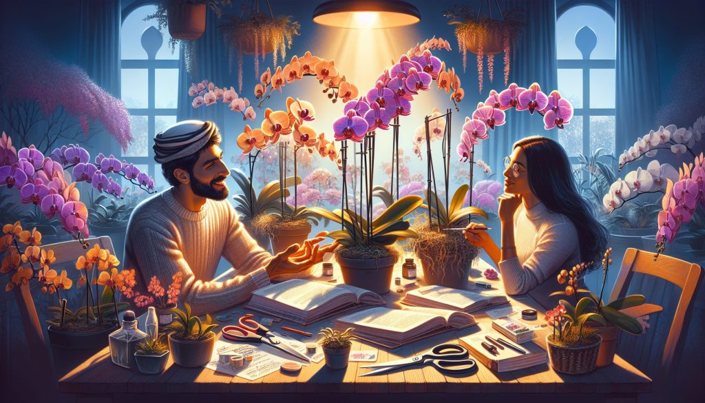 Мастер-класс орхидей для любимых